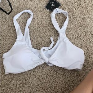 Zaful white bikini top